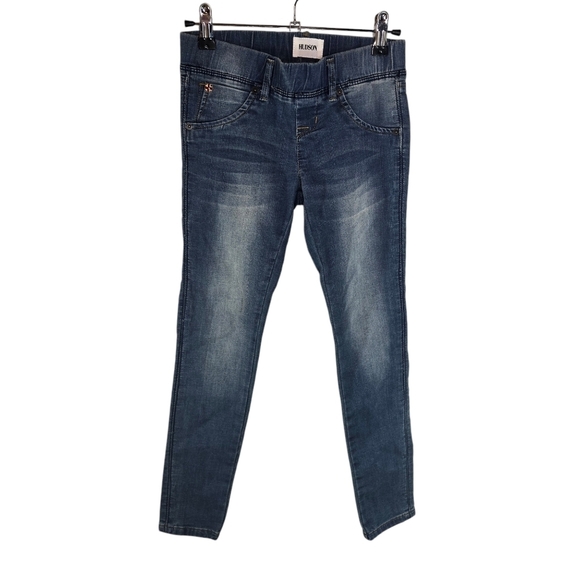 Hudson girls pull on button flap pocket jeans - Picture 2 of 7